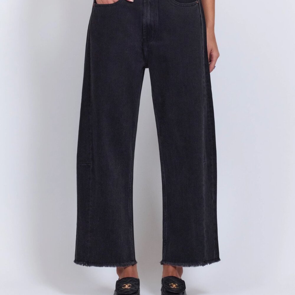 Roucha Dessau Denim Washed Black Jeans Size BB Medium Short